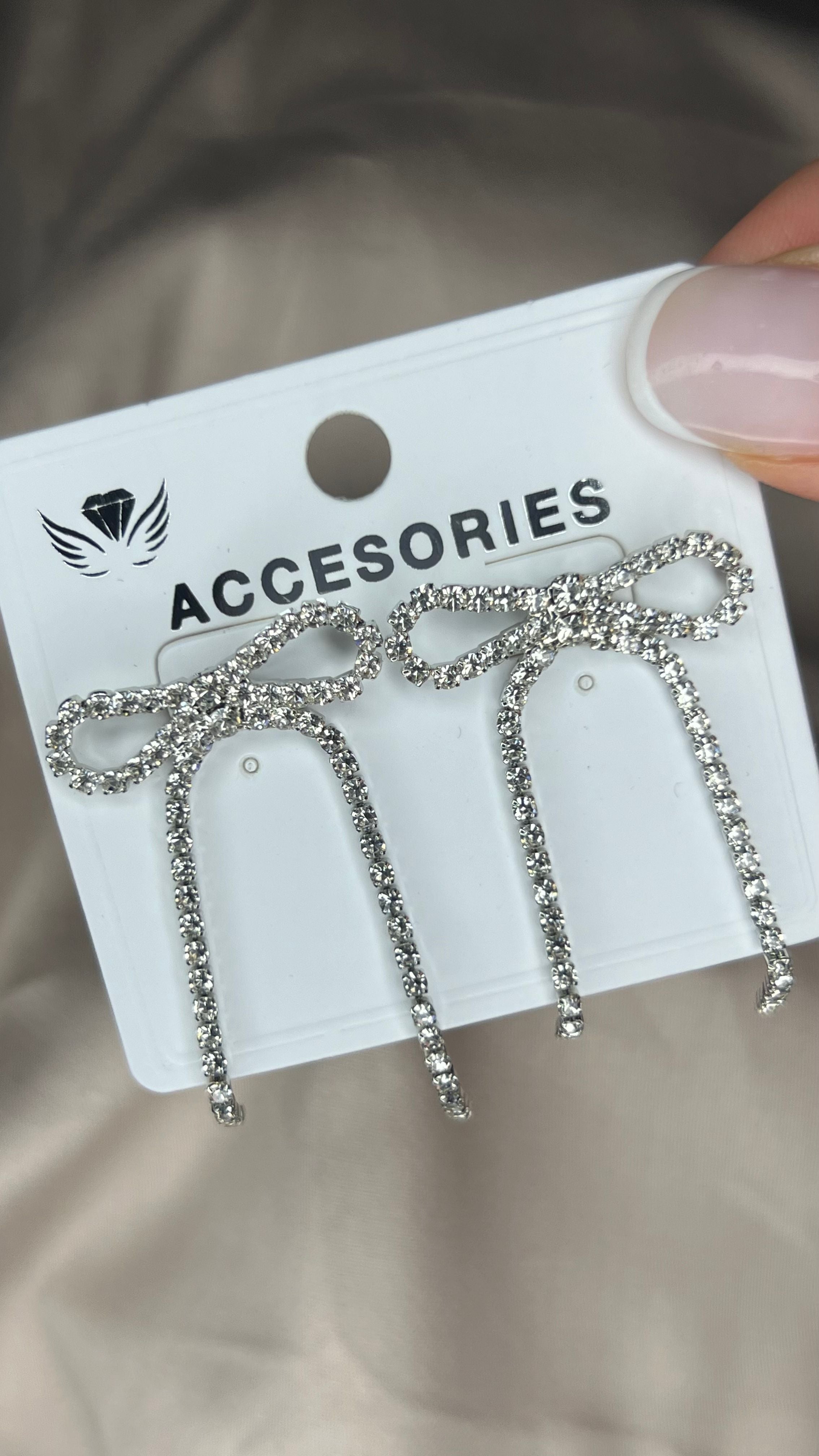 Kadın Gümüş Taşlı Fiyonk Küpe