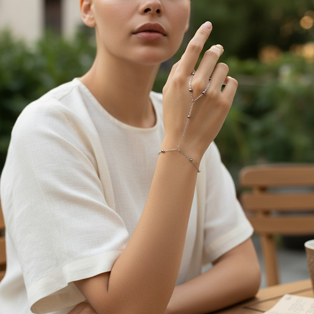 Kararmaz Gümüş İnce Zincir Şahmaran